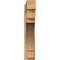 Ekena Millwork Merced Block Rough Sawn Outlooker, Western Red Cedar, 8"W x 42"D x 42"H OUT08X42X42MRC05RWR - alternate 4